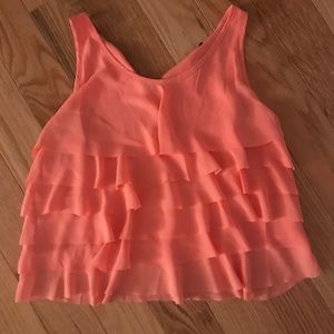 Peachy Ruffle Top